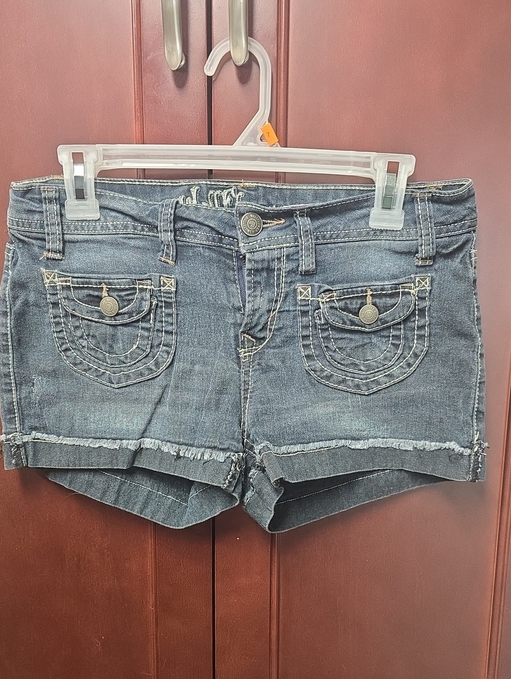 Like New. Vintage. Wallflower Dark Blue Denim Shorts. Size 11